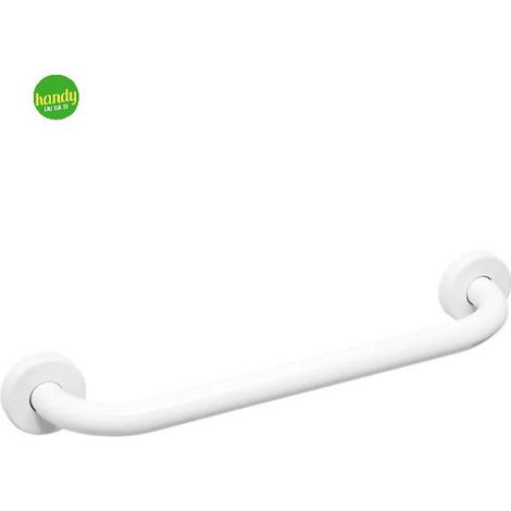 Corrimano maniglione di sostegno orizzontale bianco per disabili mm 1200 HIDROS