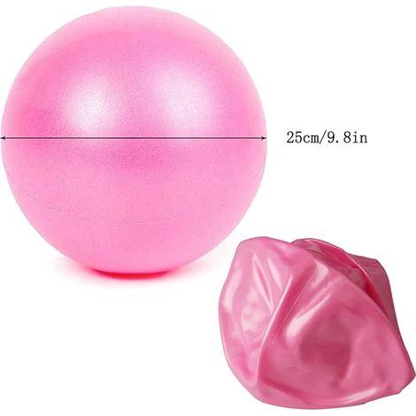 Pilates Fitness ball, antidérapant antidéflagrant yoga Ball Fitness ball yoga Ball balance ball Sport ball 25cm abdominal & shoulder Training, équilibre, sport, Pilates (1/5)