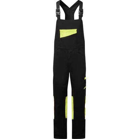 Côte à Bretelles Stretch Wx2 - Taille Xxl - Noir/jaune - Portwest