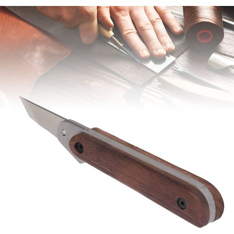 Ledermesser, Taschenmesser, Lederbearbeitungswerkzeuge für Heimwerkerprojekte, Lederschneidewerkzeuge, Materialschneidewerkzeuge (1/5)