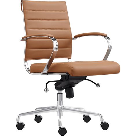 Chaise de bureau Cádiz Élite - Cognac