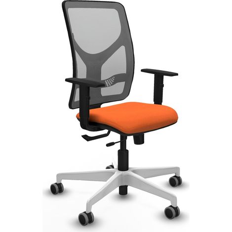 Chaise de bureau piqueras y crespo Motilla gris mousse maille (1/2)