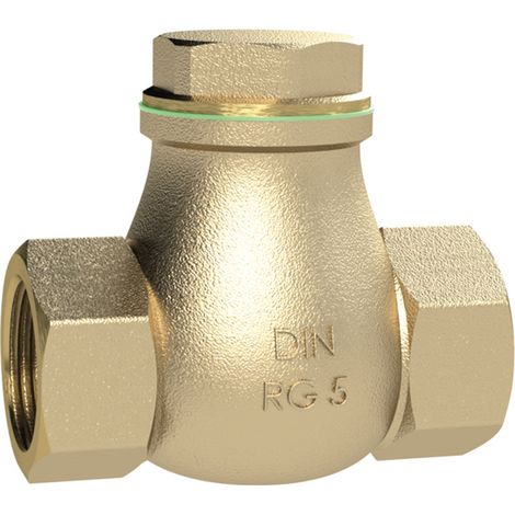 Riegler Rückschlagklappe, DN 25, Rotguss, G 1, PN max. 16 bar (1/3)