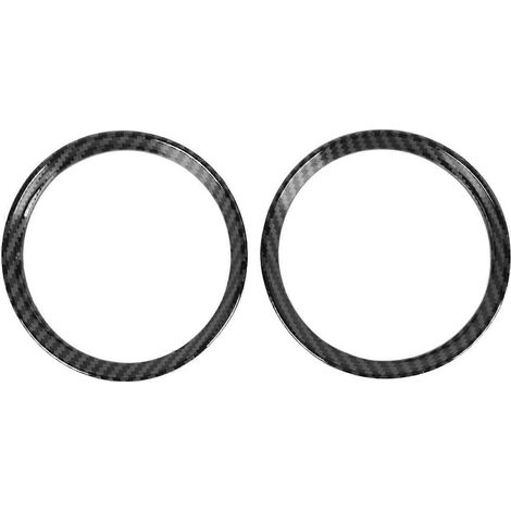 Lot de 2 caches porte-gobelets motif fibre de carbone anti-rayures pour Cooper R54 R55 R56 R60 (1/4)