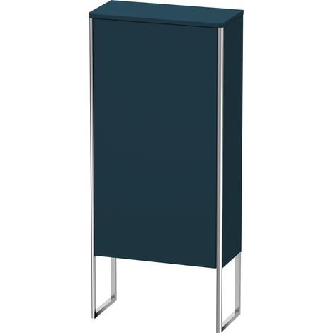 Duravit XSQUARE mobile 1121x500x236mm apertura destra Blu notte semilucido