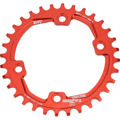 Disque frein vélo aluminium alliage 34T couronne dentée positive négative mono plateau accessoire cyclisme compatible M8000 (1/5)