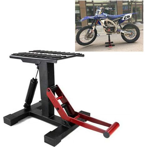 Pont élévateur hydraulique pour moto Charge maximale 150 kg Moto Cross Stand De Levage Stand Lifter Enduro Trial Motocross Moto Stand