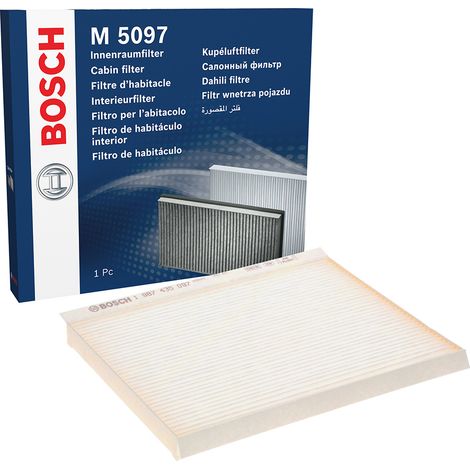 Bosch M5097 - Filtre d'habitacle standard - filtre à poussière et à pollen (1/5)