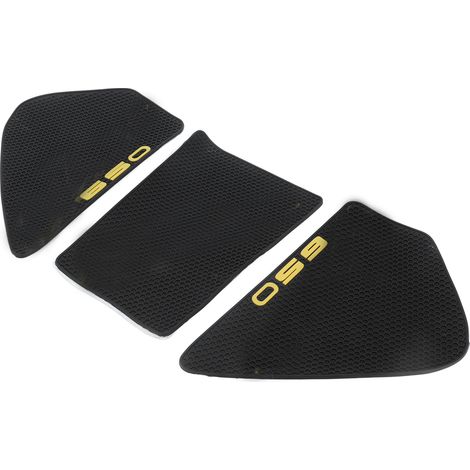 Lot de 3 tampons adhésifs antidérapants pour réservoir moto, protection caoutchouc anti-glisse, compatible SUZUKI V-Strom DL650, kit de remplacement. (1/5)