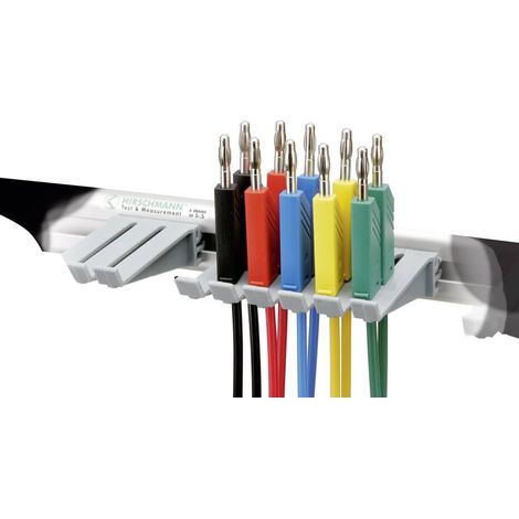 Sks-hirschmann Set de cables de medida negro 1 metro