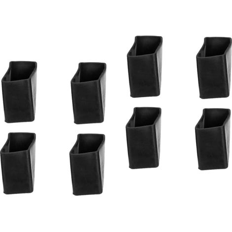8 Pièces Couvre-pied D'échelle Pieds D'échelle à Rallonge Accessoires D'échelle Couverture D'échelle Chapeaux De Jambe De Tabouret Protecteur De Meubles Métal Jambières Caoutchouc (1/5)