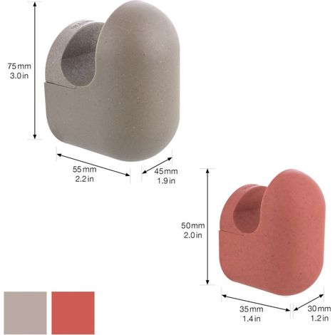 Wagner Wandhaken-Set hooks4home Pill Tragkraft bis 2 kg 4 Stück (1/3)