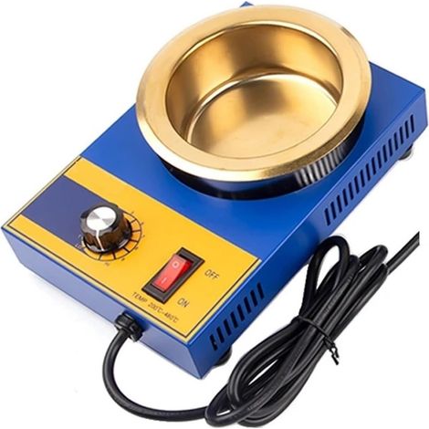 Mini Pot à souder 300W, Four de d'étain, thermorégulation réglable, Outil de Bain à dessouder(250W) (1/5)
