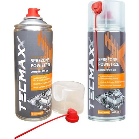 Aria compressa 400 ml + cannuccia Tecmaxx - BIS 14-018