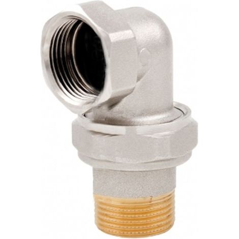 raccordo in ottone curvo 3 pezzi 1" maschio/femmina ITAP