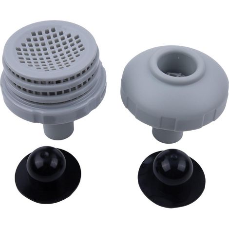 Pool Schlauchanschlussset 32mm mit Sieb und Düse für Aufstellpools