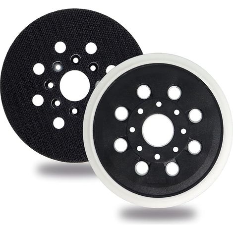 Plateau de Ponçage 125 mm Compatible avec Bosch RS035 GEX 125-1 AE, PEX 220 A, PEX 220 AE, SKIL 7402/7490 Ponceuse Excentrique par (1/5)