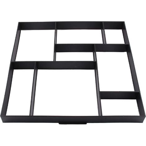 60 x 50 cm Kunststoff-Pflasterform, mittelgroß, für Betonpflastersteine, Trittsteine, Gartenauffahrten, Wege (1/5)