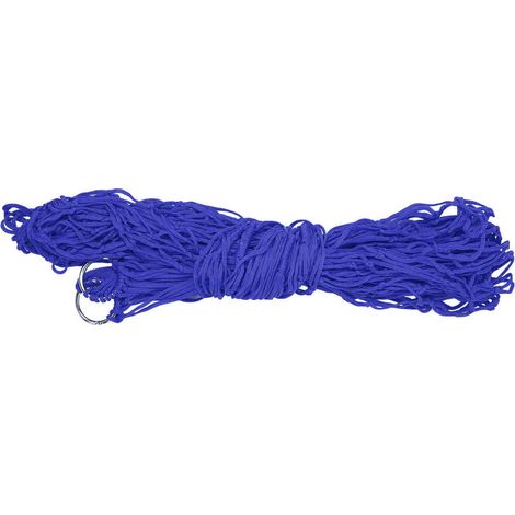 Filiyano-Hamac double confortable en nylon, idéal pour le camping en plein air (bleu). (1/5)