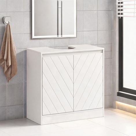 Meuble de salle de bain 3 niveaux 60 x 30 x 59,8 cm (1/5)