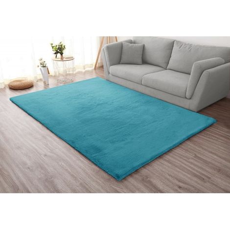 Tapis romantique turquoise 050x110cm (1/5)