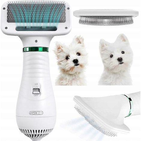 SÈCHE-LINGE POUR CHATS ET CHIENS AVEC BROSSE 2 EN 1 (1/5)