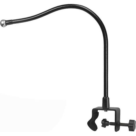 Support de téléphone flexible en forme de tube serpentin, rotatif, disponible en 4 longueurs, 17,4 mm, universellement applicable aux bureaux, tables de chevet, etc., jusqu'à 40 cm. (1/5)