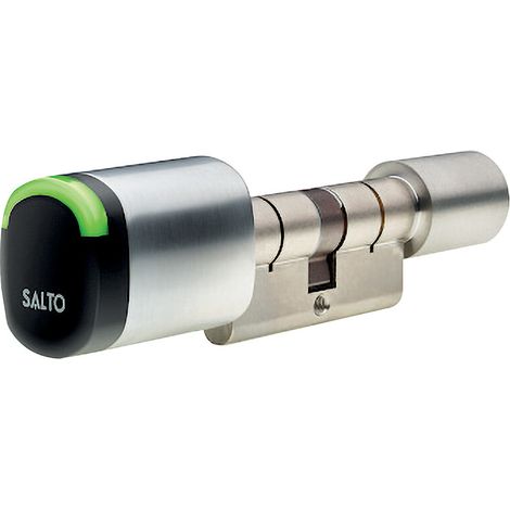 Cylindre de serrure électronique Bluetooth IP66 30x30 – Entrée contrôlée, sortie libre – Protection contre le perçage – Salto (1/2)