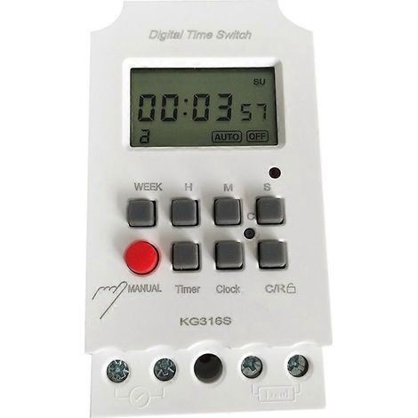 220VAC 25A KG316 S Digital 1 Second minuterie interrupteur automatique Electronic Programmable alimentation minuterie (1/5)