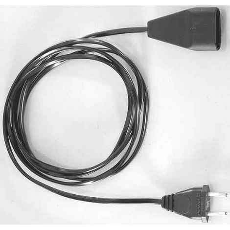 Bachmann 233.185 cable prolongador eléctrico 3 metros negro