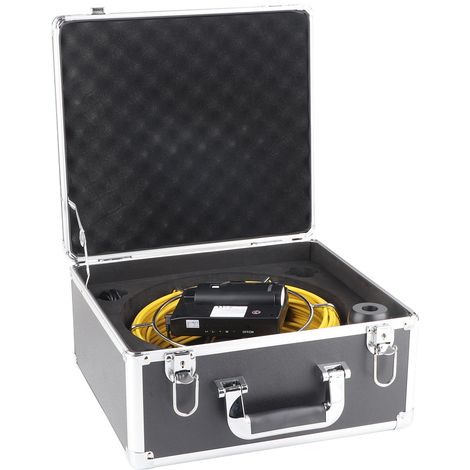 Mini caméra d'inspection tuyauterie portative endoscope industriel avec écran, 30 mètres, pour canalisations et égouts (1/5)