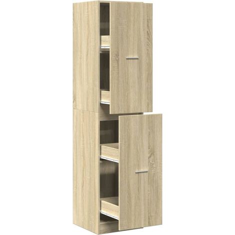 Maison Exclusive - Armadietto da Farmacia Rovere Sonoma 40x41x174,5 cm Truciolato
