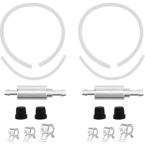 2pcs Outil Purge de Frein, Tuyau Souple Durable avec Clapet Anti-Retour Unidirectionnel Outil Purge Liquide de Frein Universel Adapté aux Motos Vélos Voitures (1/5)