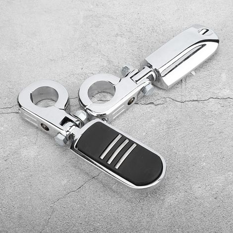 Repose-pieds Moto Chrome 32mm Lot de 2 Platines Retrofit Honda GoldWing GL1500 GL1800 Support Fixation (1/5)