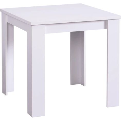 tavolo "alicante" bianco opaco, 80x80x75cm