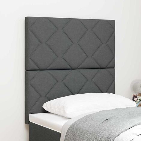 LED Kopfteil Grau 80 cm Stoff (1/5)
