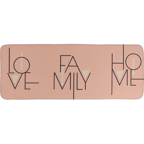 Tappeto in microfibra stampata 45x120 cm - minimalista blush - Tendance (1/2)