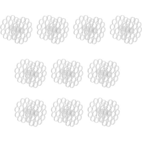 10 Pièces Support de Tige en Spirale Ikebana 19 Grilles pour Vase (1/5)
