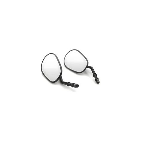 Motorradspiegel Harley Spiegel High End Spiegel Vollmetall Harley Spiegel schwarz (1/4)