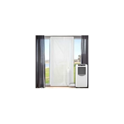 Türdichtung für mobile Klimageräte 90 x 210 cm – Wasserdichtes 210D-Polyester – Einfache Montage ohne Bohren – Insekten- und UV-beständig (1/5)