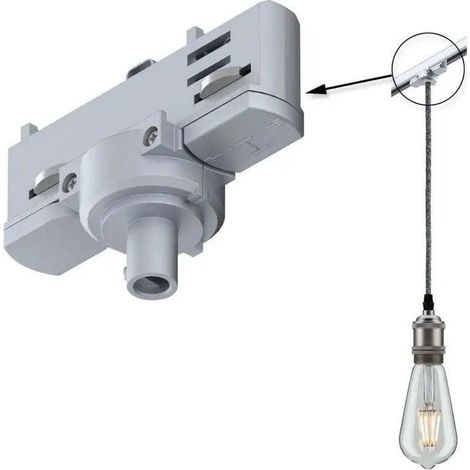 Paulmann Adattatore ProRail3 Argento 11,4x8,3x5,4 cm