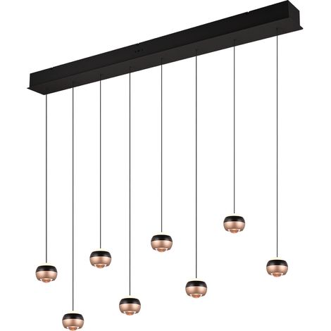 Suspension LED 8W adaptable – Températures 2300K/3000K/4000K – Économie d’énergie 80% – Indice IP20 – Design sphérique moderne – Trio
