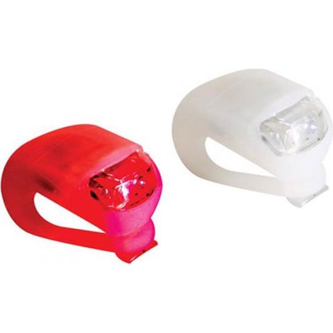 Set luci led bicicletta in Silicone anteriore e posteriore Impermeabile TE-B0024 (1/5)