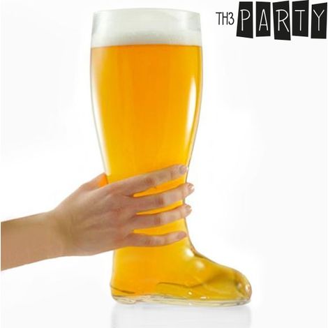 Vaso de Cerveza - Botella XXL - 2L - Transparente - Compatible con lavavajillas