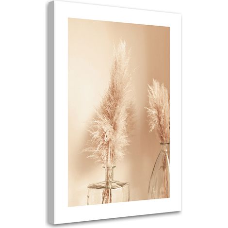 Tableau sur toile Herbe de la pampa dans un vase 60x90 (1/5)