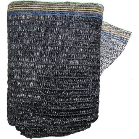 Filet d'ombrage 55 % en maille résistante aux UV pour serre de jardin, fleurs et plantes, noir (2 x 3 m) (1/4)