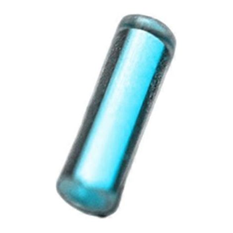 Signal lumineux, tube en verre luminescent non-gaz, bâton lumineux pour survie en extérieur, lampe de signalisation 3x11mm, bleu glacé. (1/4)