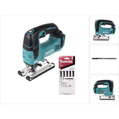 Makita DJV 182 Z Akku Pendelhubstichsäge 18V Brushless Solo + 8x Sägeblatt - ohne Akku, ohne Ladegerät