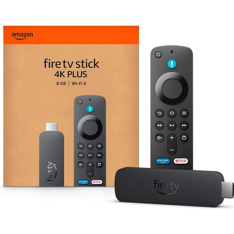 Fire TV Stick 4K Plus HDMI 4K Ultra HD Fire OS Negro