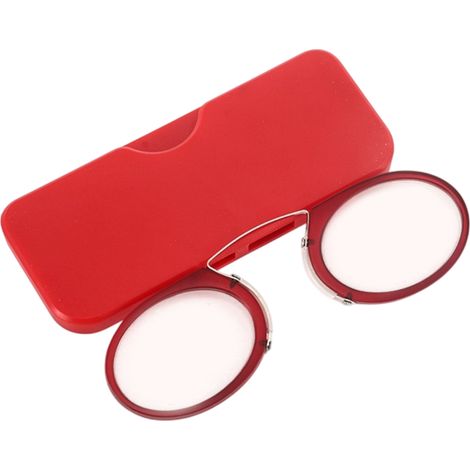 2 paires lunettes de lecture, ultra-minces type carte, avec pince-nez, adhésives pour téléphone portable, pour personnes âgées (1/5)